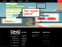 Tablet Screenshot of oncyazilim.com